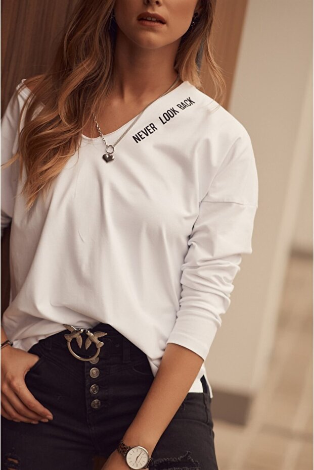 V Yaka Basic Bluz - 4