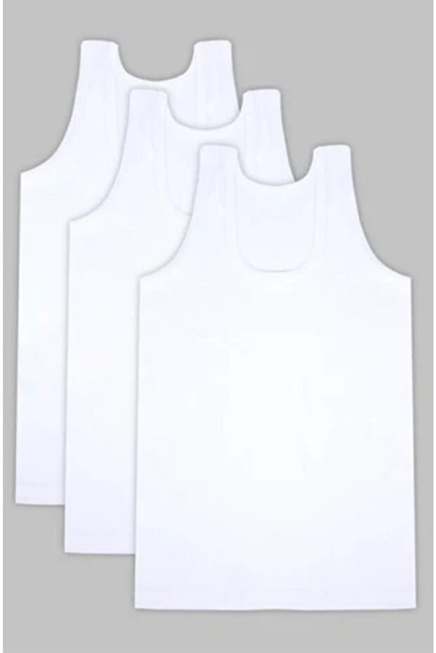 قميص داخلي مضلع للأولاد 3 قطع - 3