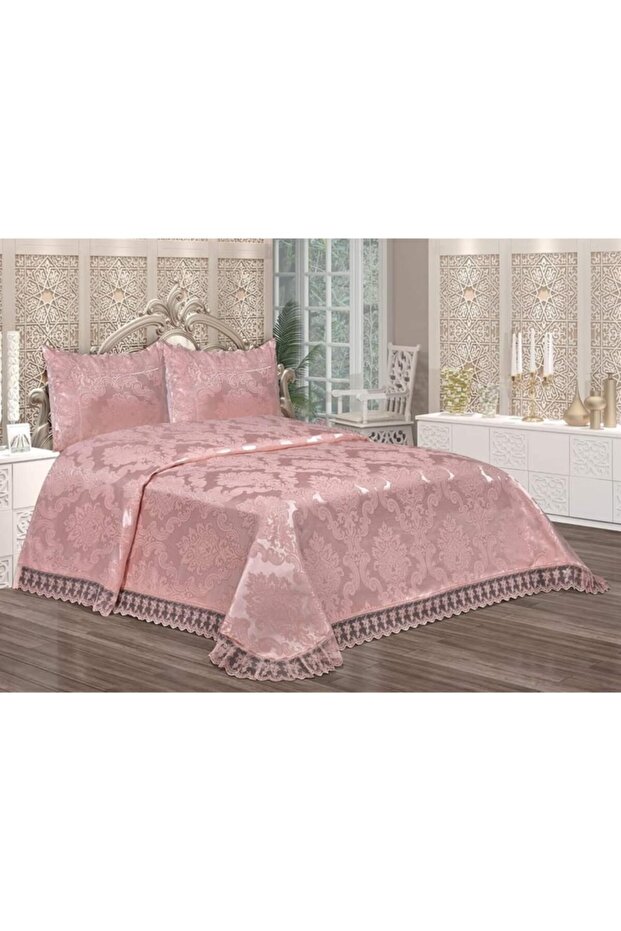 Dowry Chenille Double Bedspread Set - 1