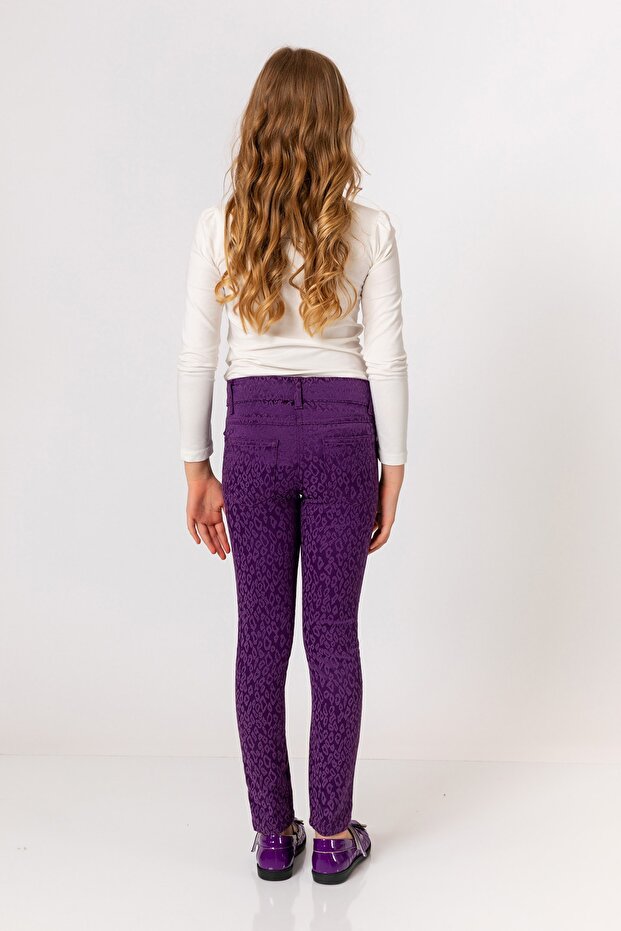 Devojčice ljubičaste pantalone - 5