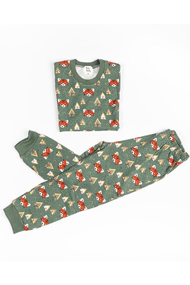 Green Fox Pajama Set