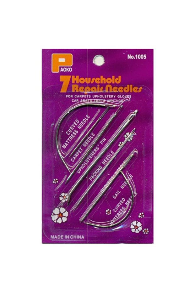 Repair Sewing Needle Set Stainless 7 Pieces