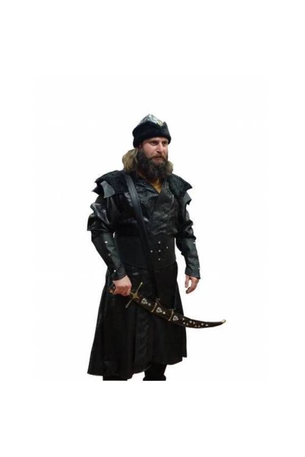 Kayi Alpine Outfit Ertugrul Veteran Solomon Shah Costumes with Börk Gift