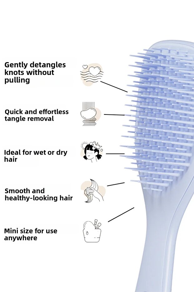 Ultimate Detangler Mini - Digital Lavender - 2