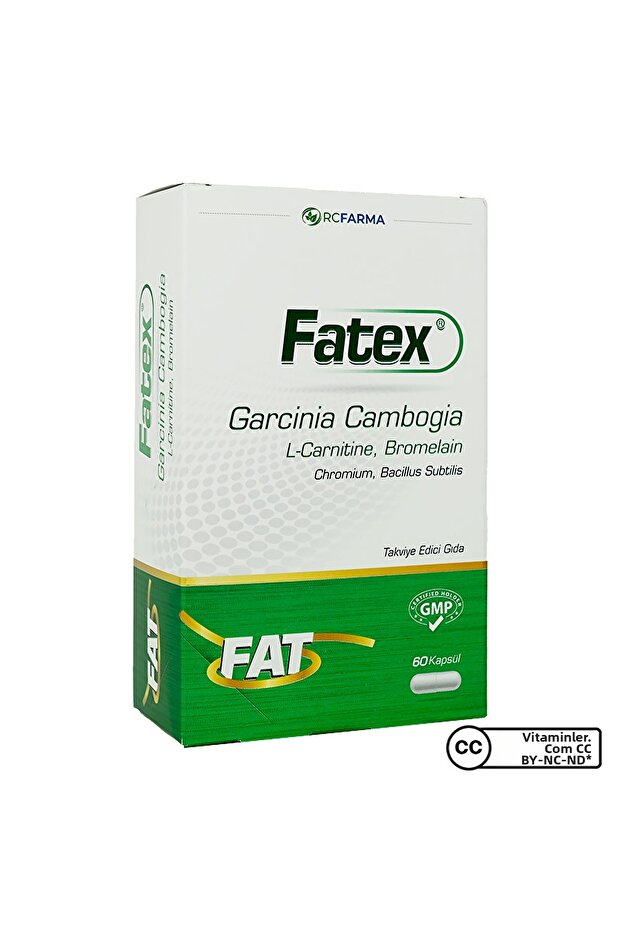 Fatex Garcinia Cambogia L-Carnitine - Chromium 60 Capsules - 1