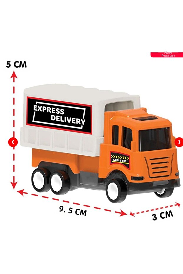 Toy Mini Trucks Pull and Drop - 1
