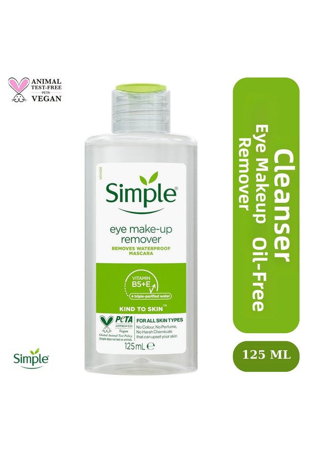 Kind to Skin Waterproof Mascara Remover Oil-Free Makeup Remover 125 ml