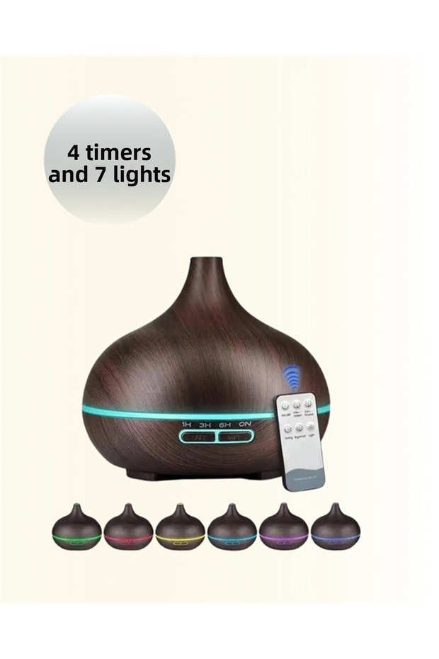 موزع مرطب للعلاج العطري مع مؤقت وإيقاف تلقائي - 5