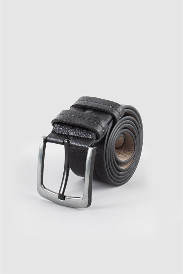 Men's 4 Cm Sports Black Belt