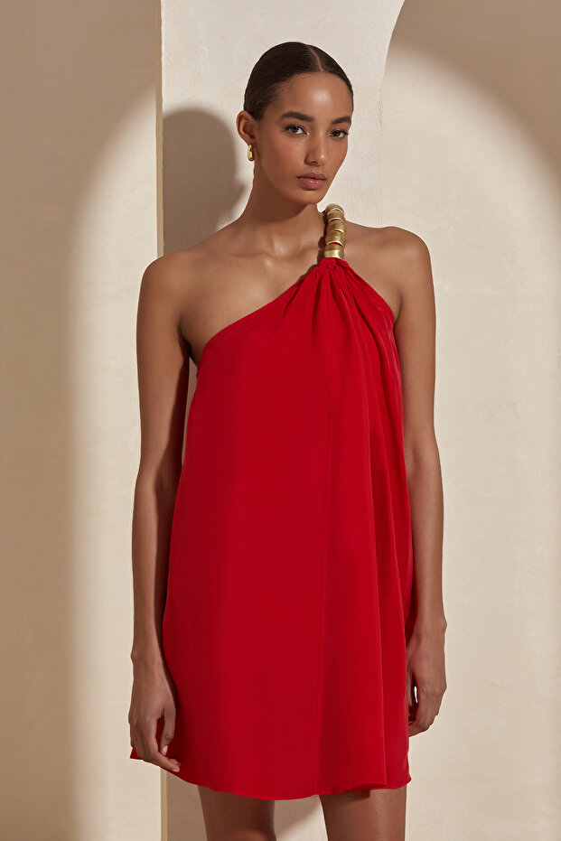 Iris Mini Elbise - 7