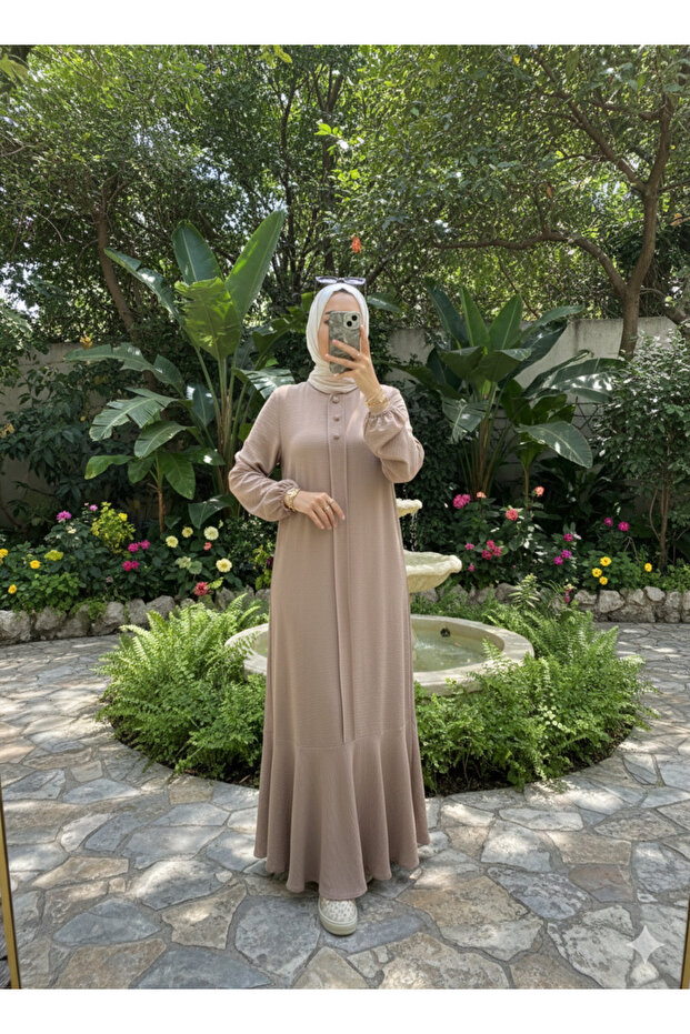 ÜÇ DÜĞMELİ ELBİSE - 3