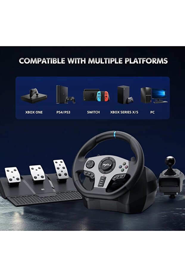عجلة قيادة V9 Racing مزودة بتقنية التغذية الراجعة للقوة - 6