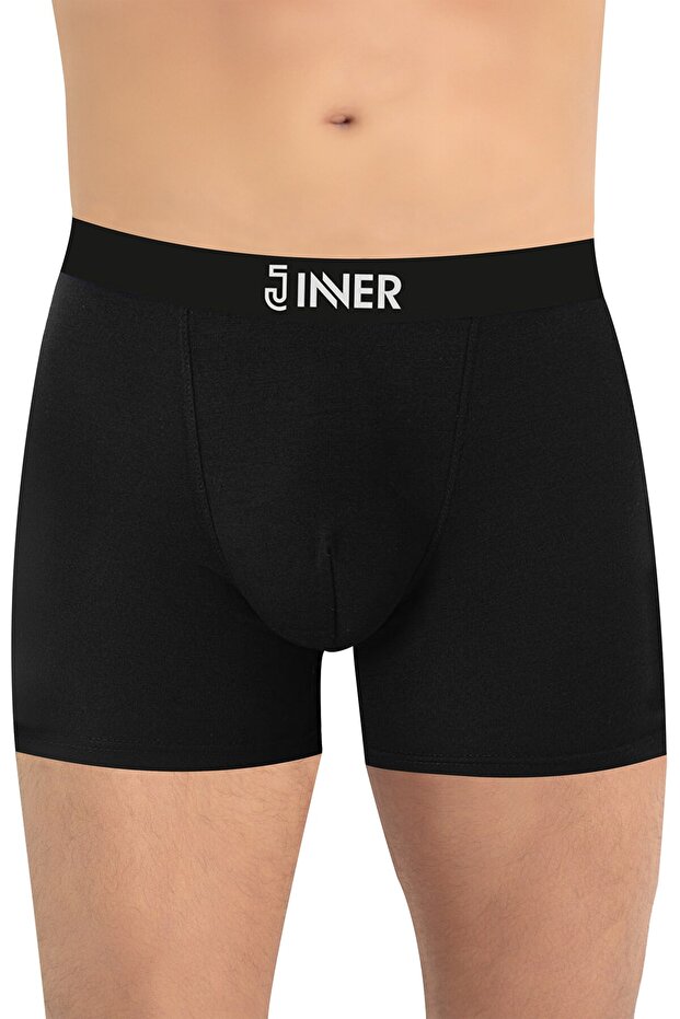 Ανδρικό λογότυπο Boxer ελαστικό (96% Micro Modal - 4% Elastane) - 1