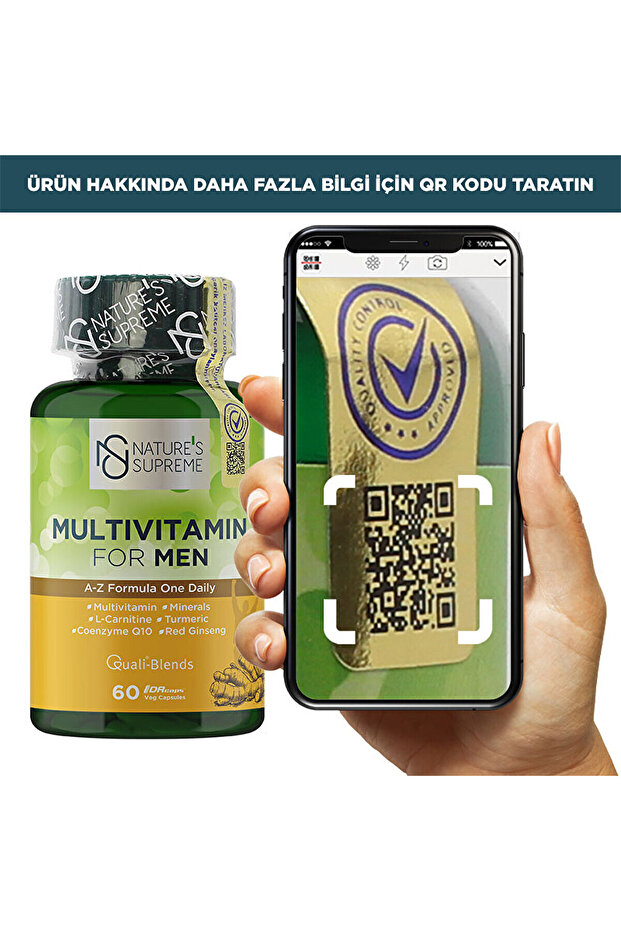 Multivitamin for Men 60 Kapsül - 5