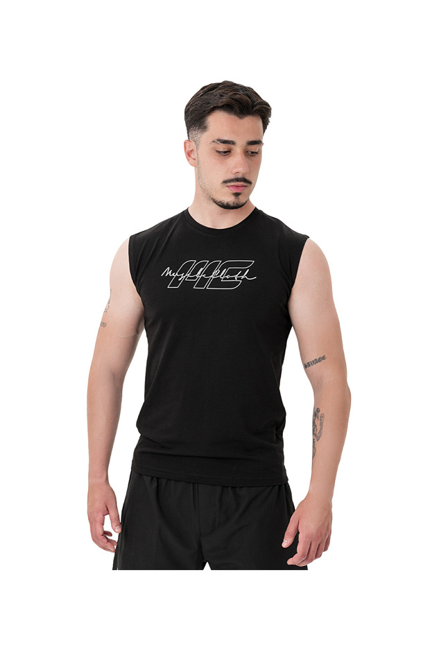 MUSCLECLOTH Icon Kolsuz T-Shirt Siyah