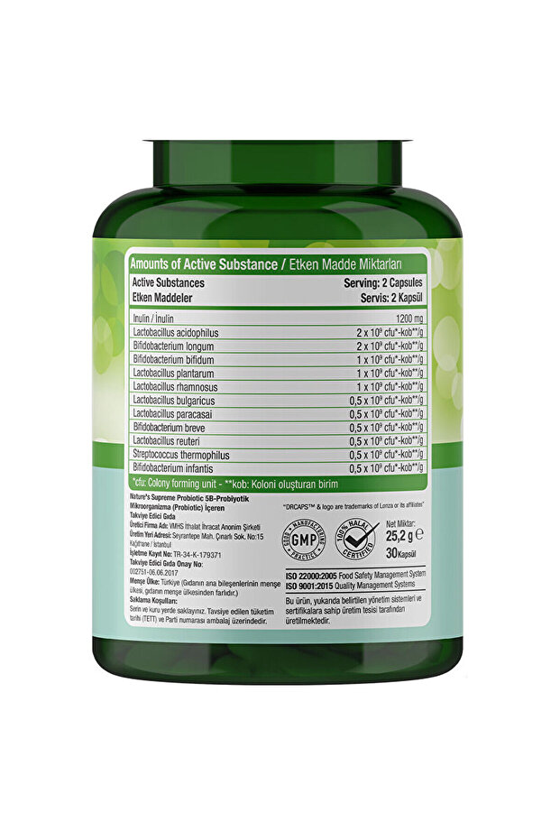 Probiotic 5B 30 Kapsül - 6
