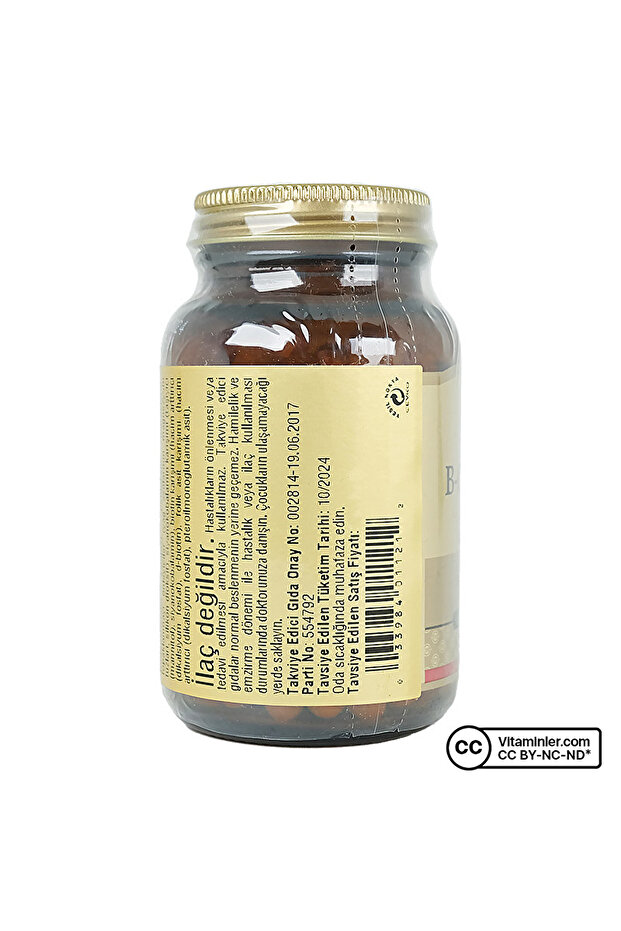 Vitamin B-Complex 50 100 Kapsül - 4