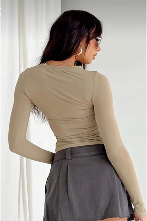 Kadın Vanilya Basic Bluz BE202 - 3