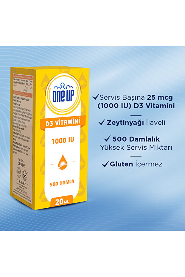 D3 Vitamini 1000 IU 20 mL Damla - 2