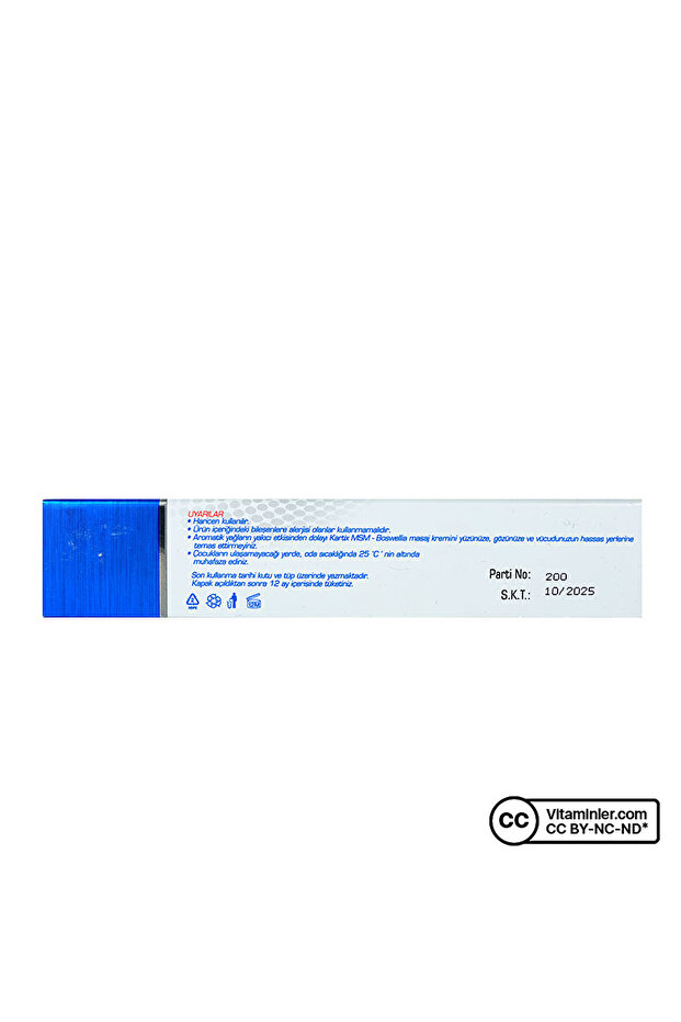 MSM Boswellia Masaj Kremi 100 mL - 3