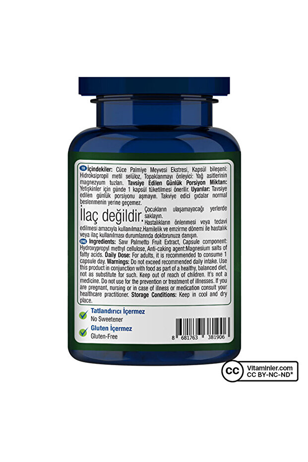 Saw Palmetto 60 Kapsül - 4