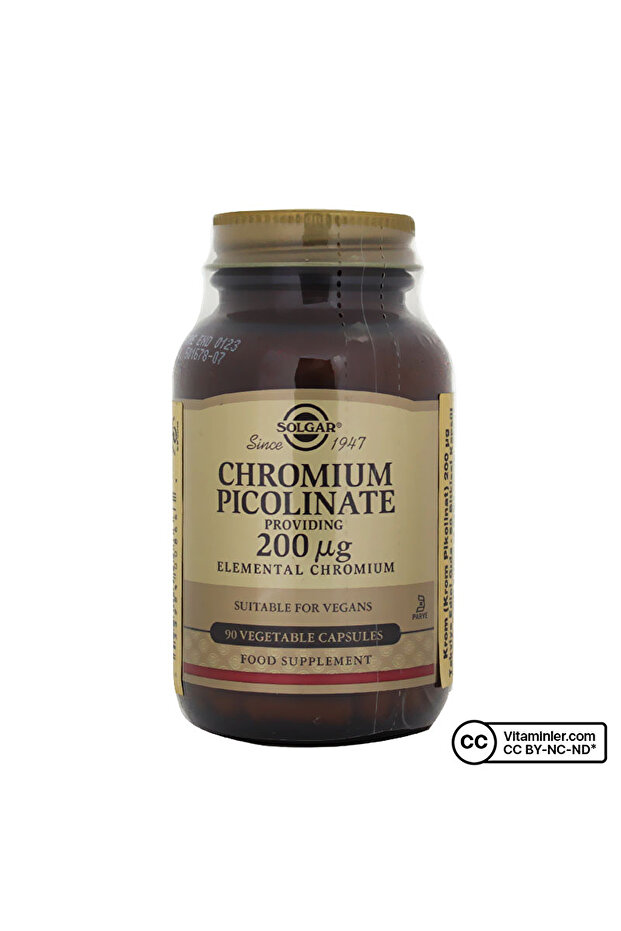 Chromium Picolinate 200 Mcg 90 Kapsül - 1