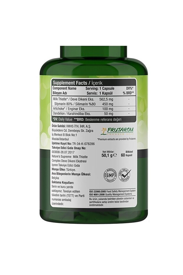 Milk Thistle Complex 60 Kapsül - 5