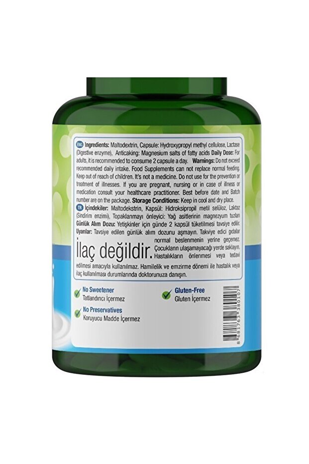 Lactase Enzyme 100 Kapsül - 7