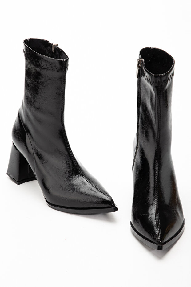 Pointed Toe Stretch Boots - 2