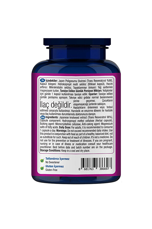 Resveratrol 30 Kapsül - 3