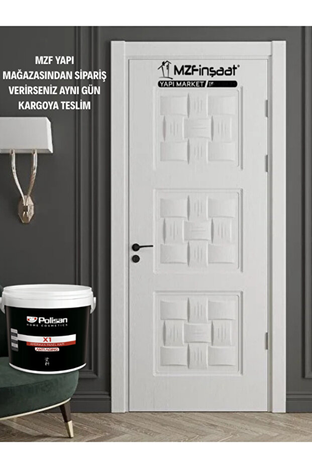 Klas Avm X1 Panel Kapı Boyası Beyaz - 1