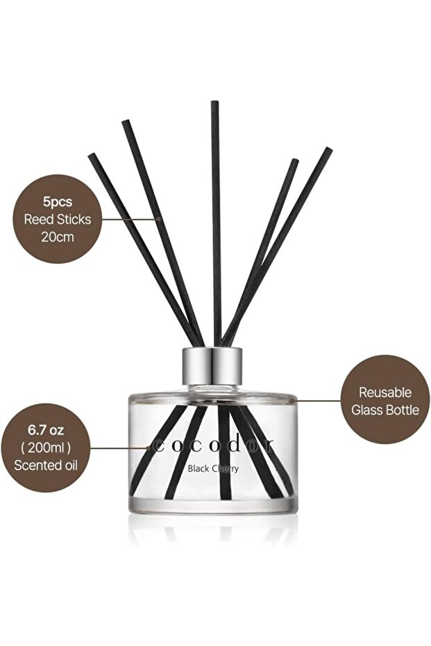 مجموعة موزع روائح برائحة الكرز الأسود - 3