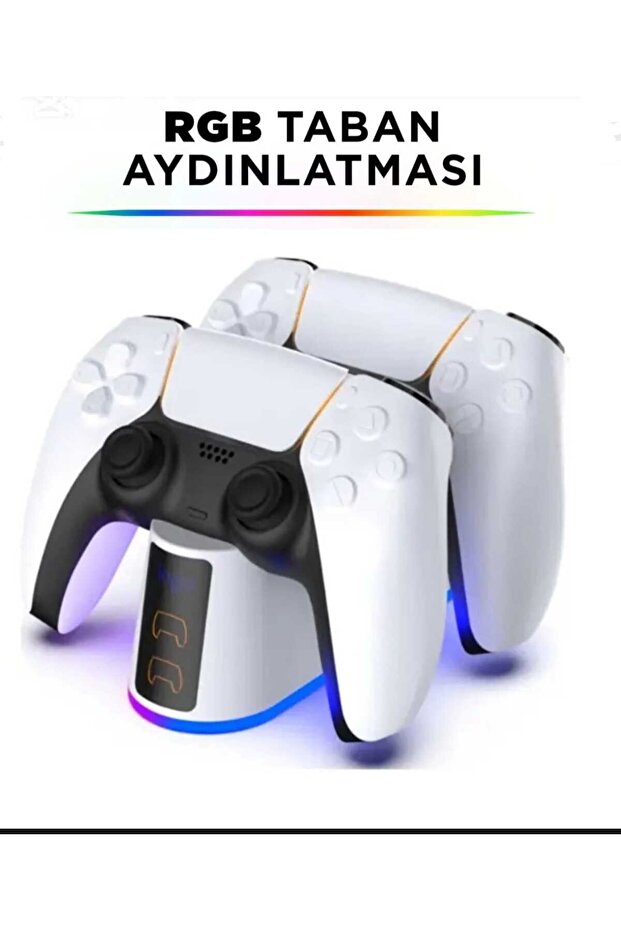 comse Ps5 Dualsense Şarj Standı Rgb Işıklı Led Göstergeli Dsp828