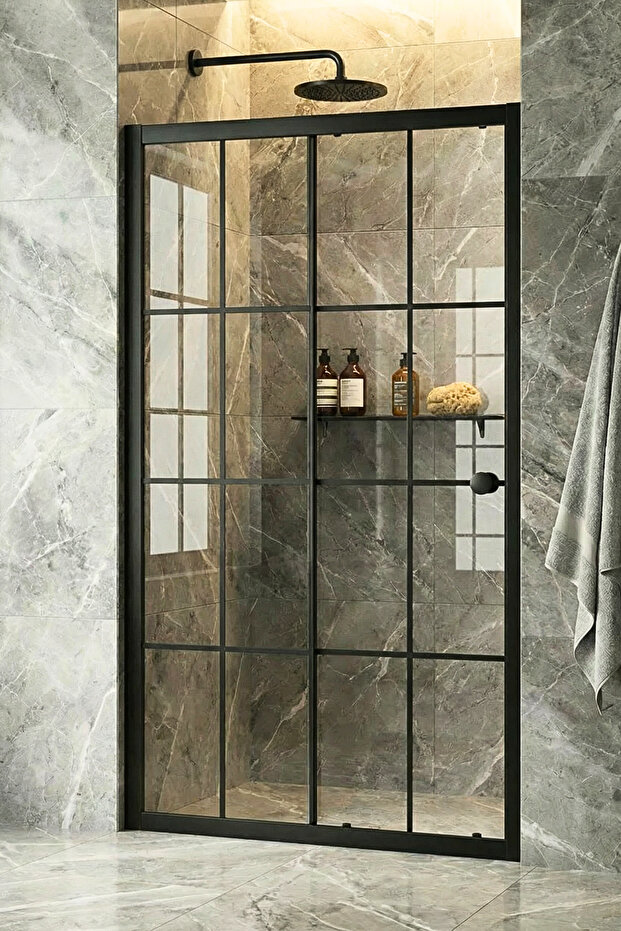 Duşakabin Ön Cephe Siyah Çizgi - 3