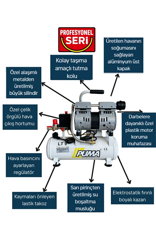 9 LT KOMPRESÖR (YAĞSIZ) - 2