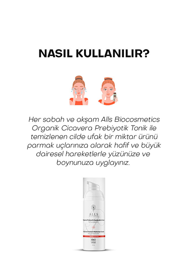 Organik Cicavera Prebiyotik Nemlendirici Krem 50 ml - 4