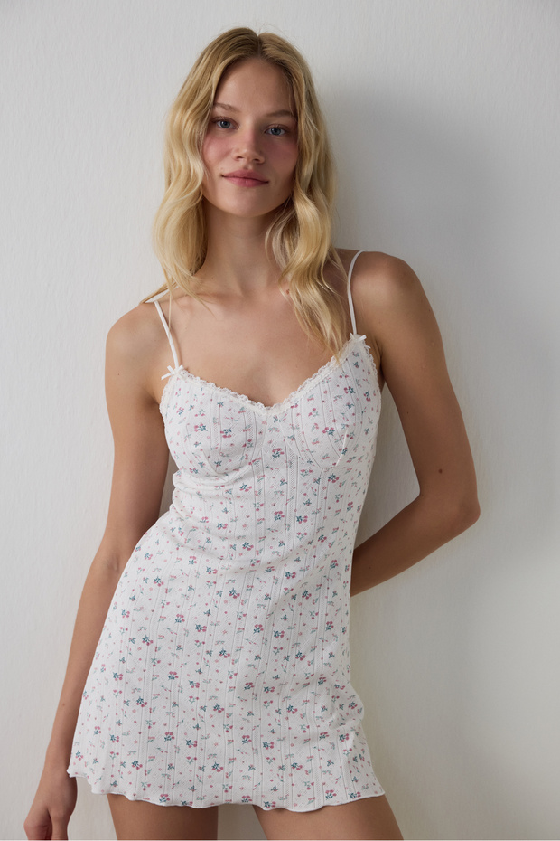 Rochie Ecru Pointel - 2