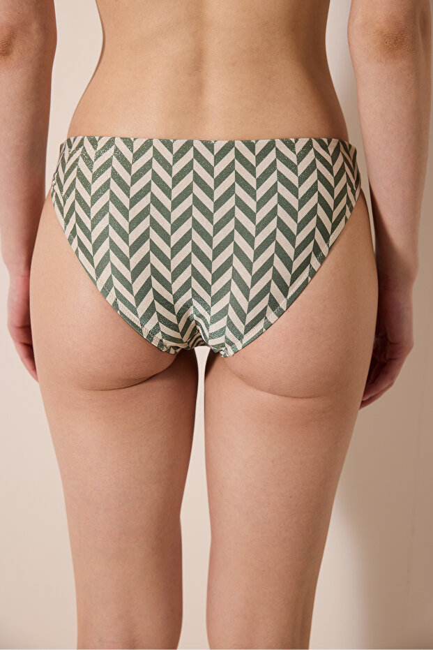 Bambu Simli Çok Renkli Bikini Altı - 2