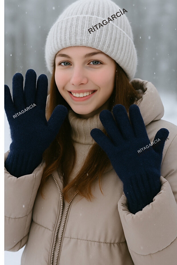 Peluş Uzun Eldiven - 3