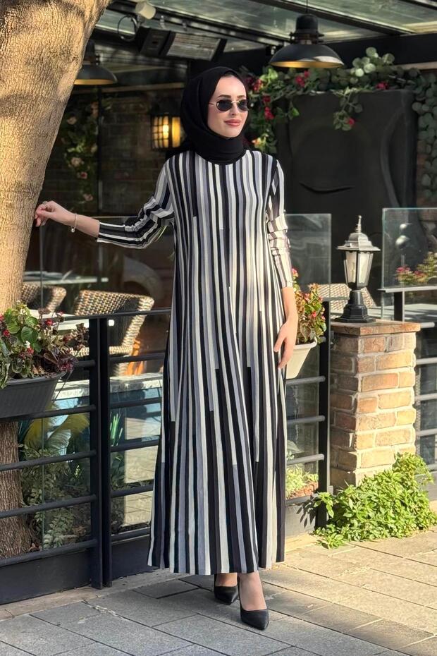 Elbise 6407 Siyah - 2