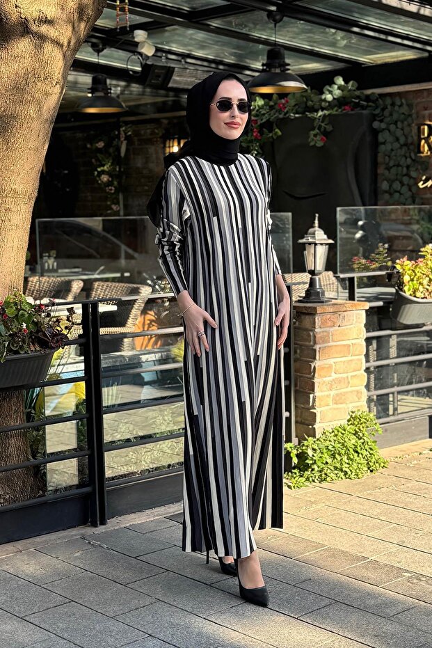 Elbise 6407 Siyah - 3