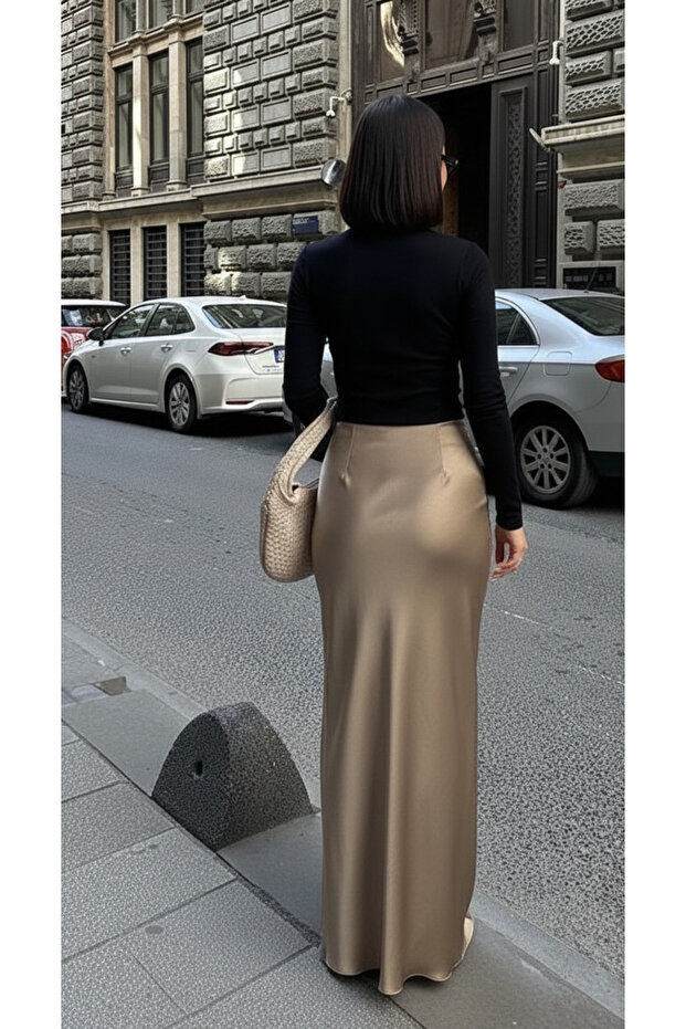Maxi Saten Etek - 4