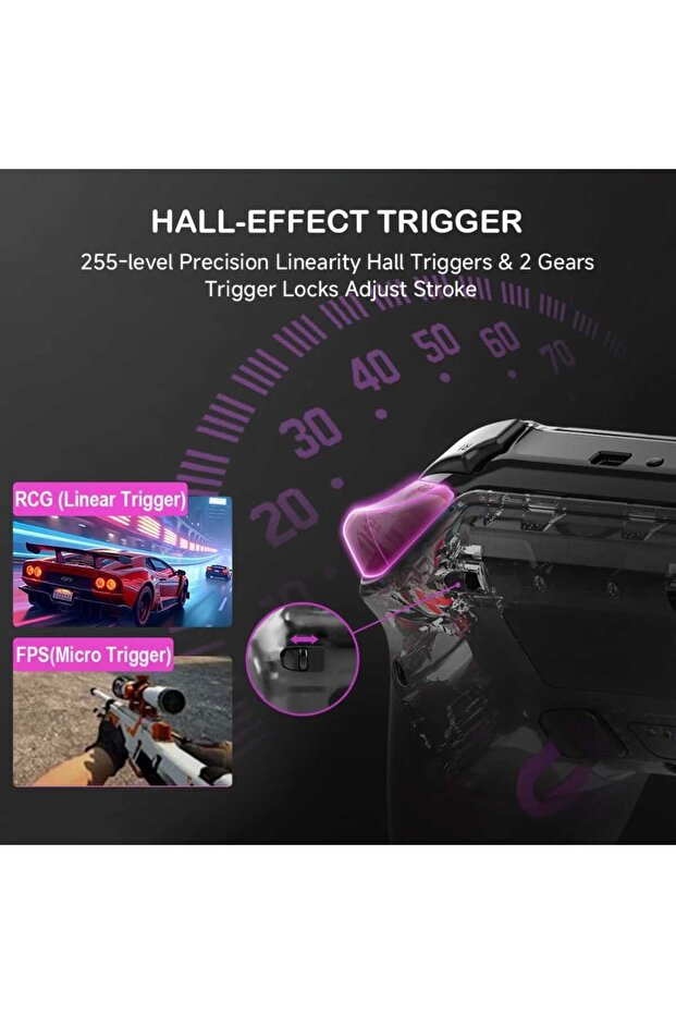 ASRVA PS5 Wireless Gaming Controller with RGB - 5