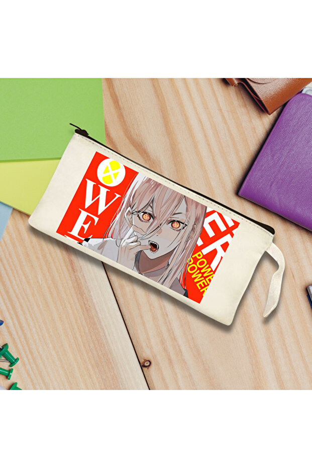 حامل أقلام الرصاص لشخصية الرسوم المتحركة Chainsaw Man