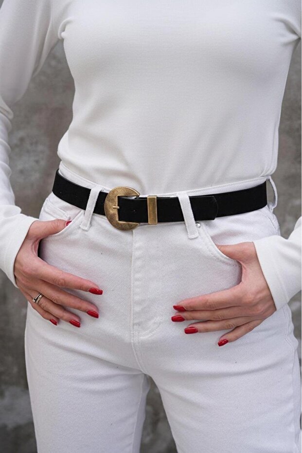 Suede/Antique Buckle Women's Belt, Jacket Belt, Trouser Belt.