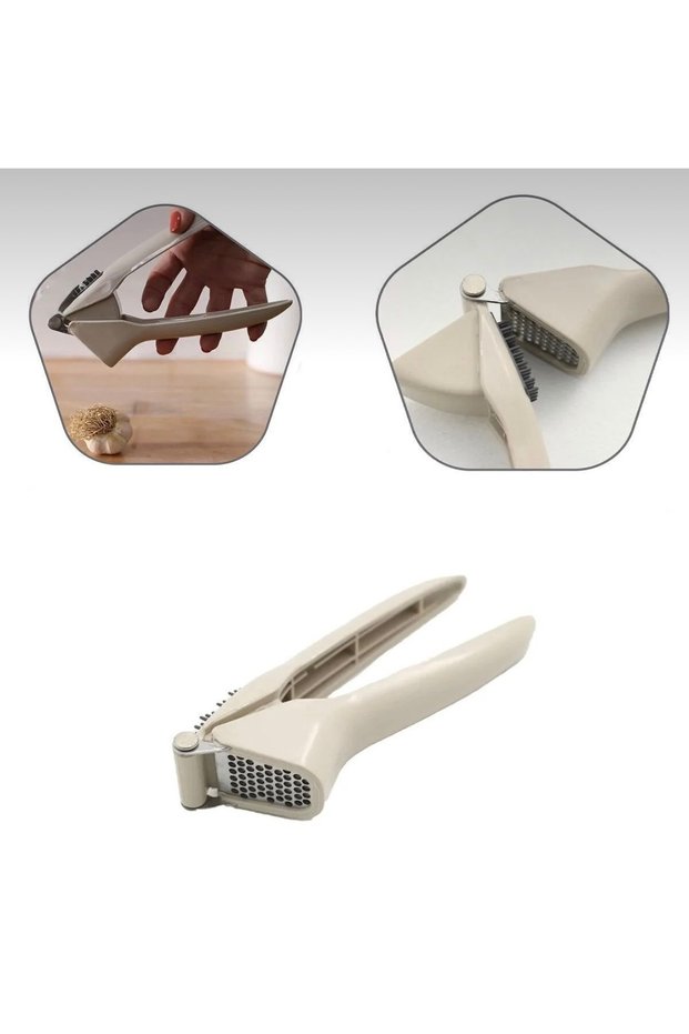LUX Garlic Press - Beige