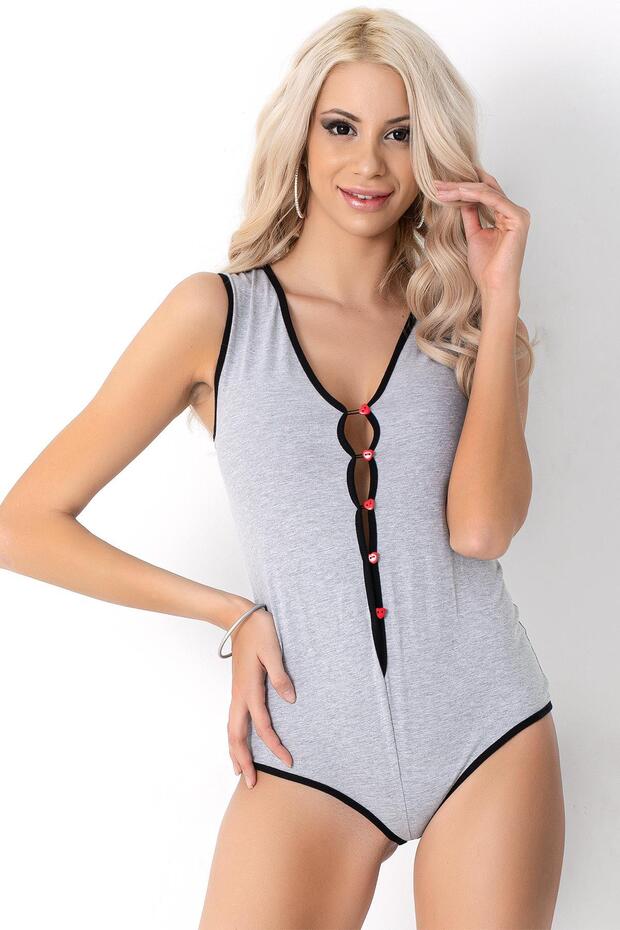 Şortlu Tulum Pijama - 2