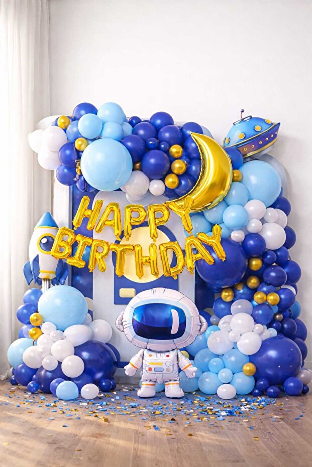 71 Piece Birthday Balloon Concept - Happy Birthday Set Eng-B1020