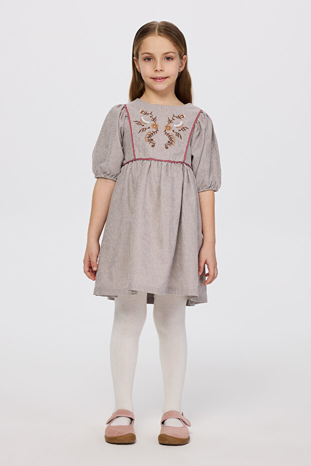 Girl's Brown Dress