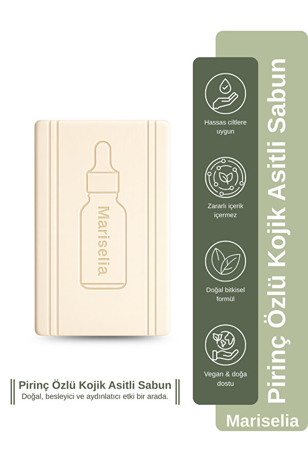 Brightening Soap with Kojic Acid and Rice Extract